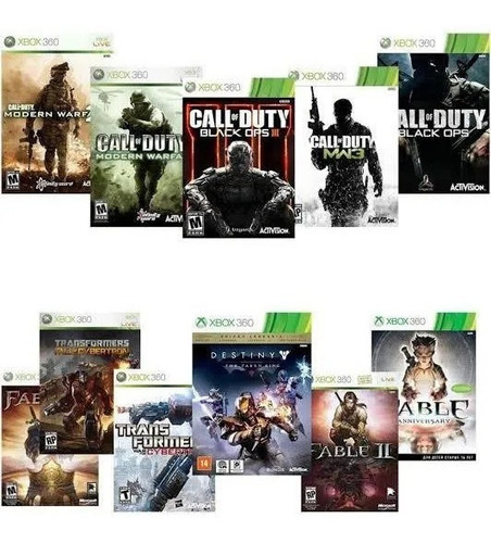 Pack 07 Jogos + Dlc's Midia Digital - Xbox 360